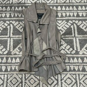 ALLSAINTS Spitafields Leather Vest